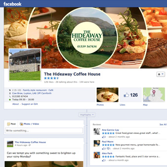 Hideaway Coffee House Facebook